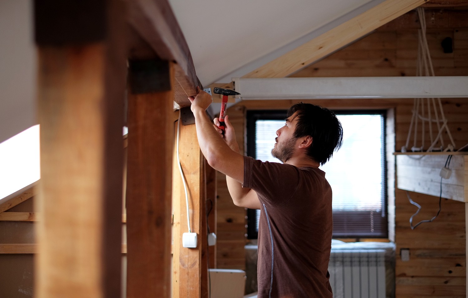 House flip renovation project with budget tracking